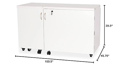 Ash White Sewing Cabinet Z7677