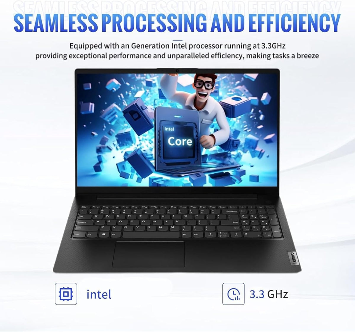 15.6" Laptop, 16GB RAM, 1TB SSD, FHD Display, Black X21066