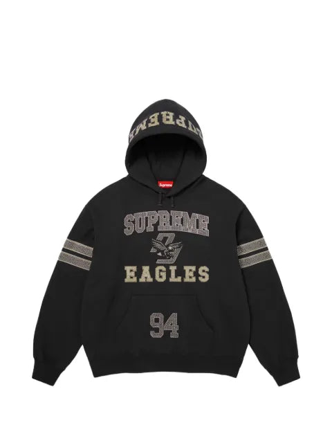 Supreme rhinestone-embellishment hoodie