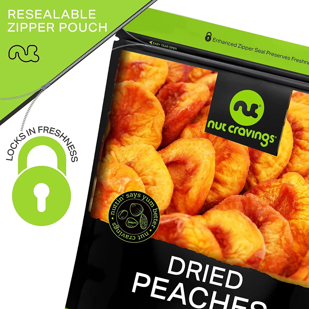 Sun Dried California Peaches, No Sugar Added 48oz W418278