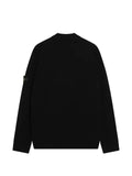 Stone Island logo-patch polo-collar sweater