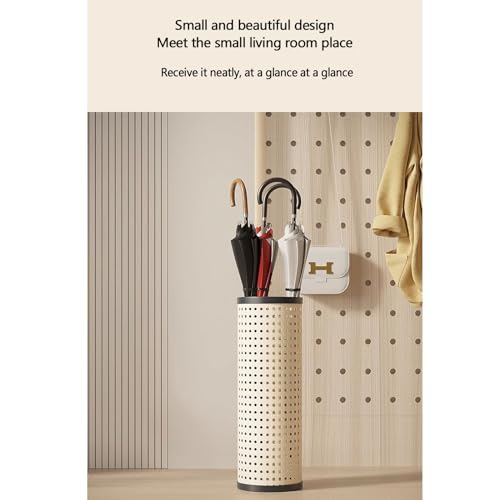 Creamy Imitation Rattan Umbrella Rack Z195232