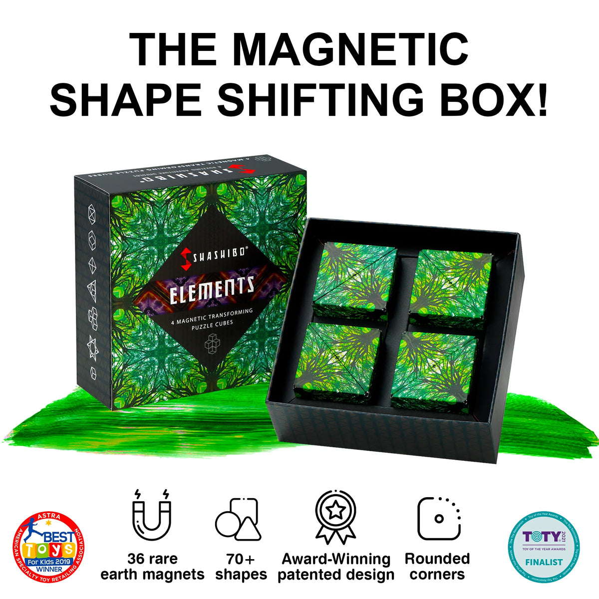 Gift Box of 4 Fidget Cube with 36 Rare Earth Magnets K4618
