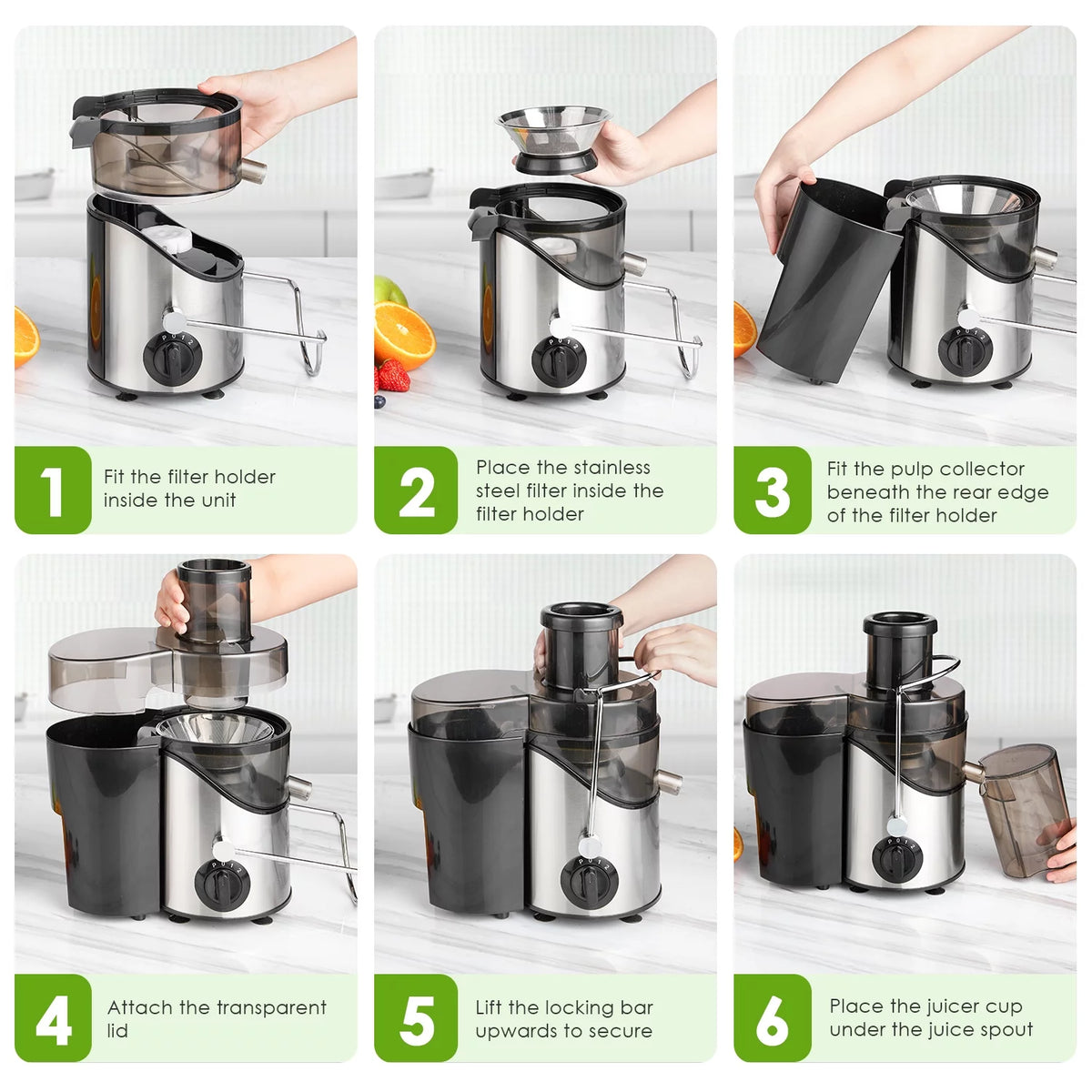 Stainless Steel Juicer Extractor M5218