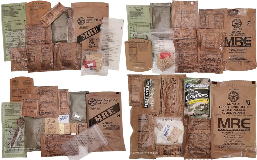 24 Meals Military Surplus Meal Ready to Eat E8348