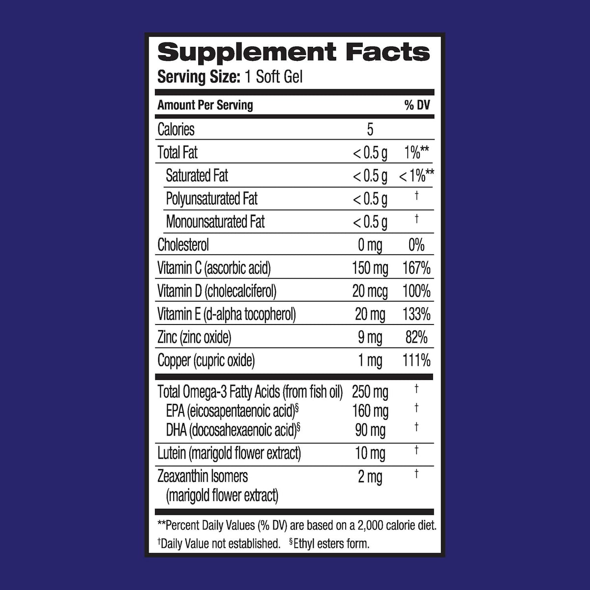 Eye Performance Formula Soft Gels, 30 Count D65220