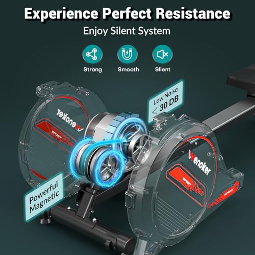 Magnetic Rowing Machine with LCD Monitor Y874
