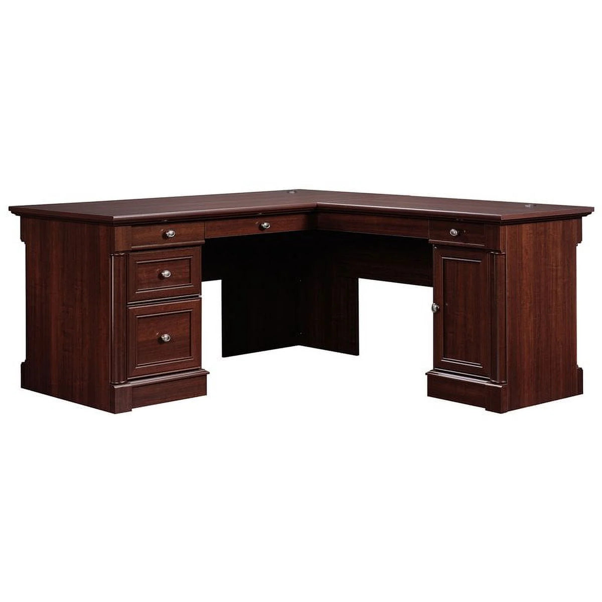 L-Shaped Engineered Wood Desk T3166