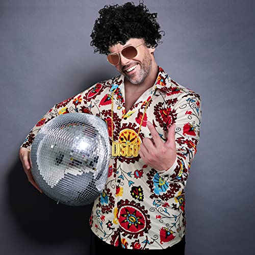 Disco Shiny Sequins Long Sleeve Shirts V84246