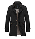 Men's Slim Notched Collar Single Breasted Cotton Jacket E919799
