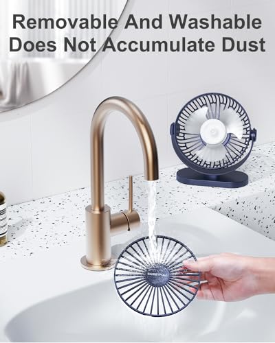 White 5 Inch USB Desk Fan G3809