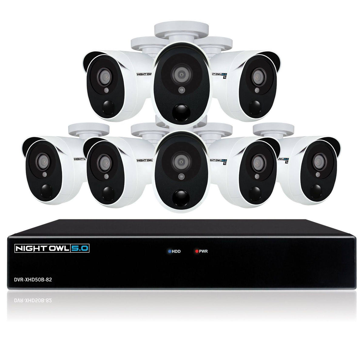 5MP Wired Security Camera System with 2TB Hard Drive H346