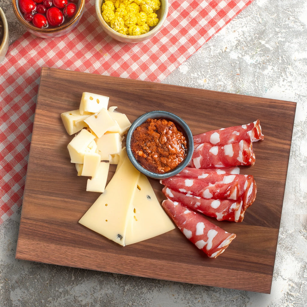 Walnut Wood Edge Grain Reversible Cutting Board, 20" x 15" x 1.5" B19917