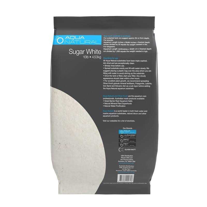 10lb White Sand Substrate for Aquariums L648