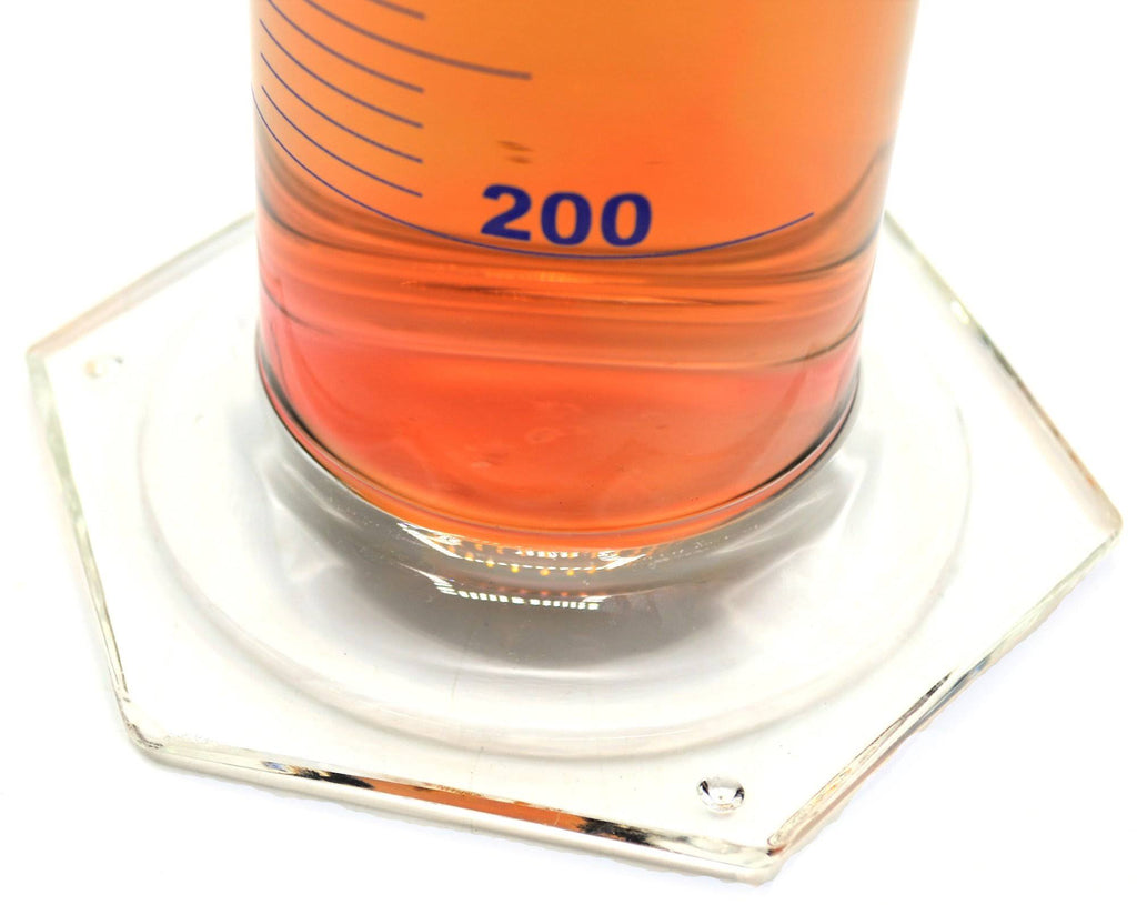 2000ml Borosilicate Glass Graduated Measuring Cylinder with Hexagonal Base A8708
