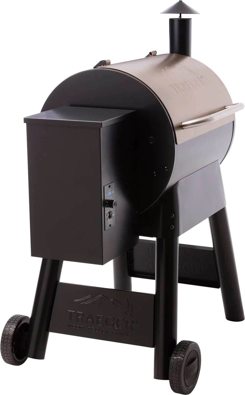 Bronze Wood Pellet Grill and Smoker Q48618