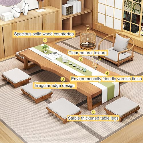 Solid Wood Low Table (120x60x35cm) R6090