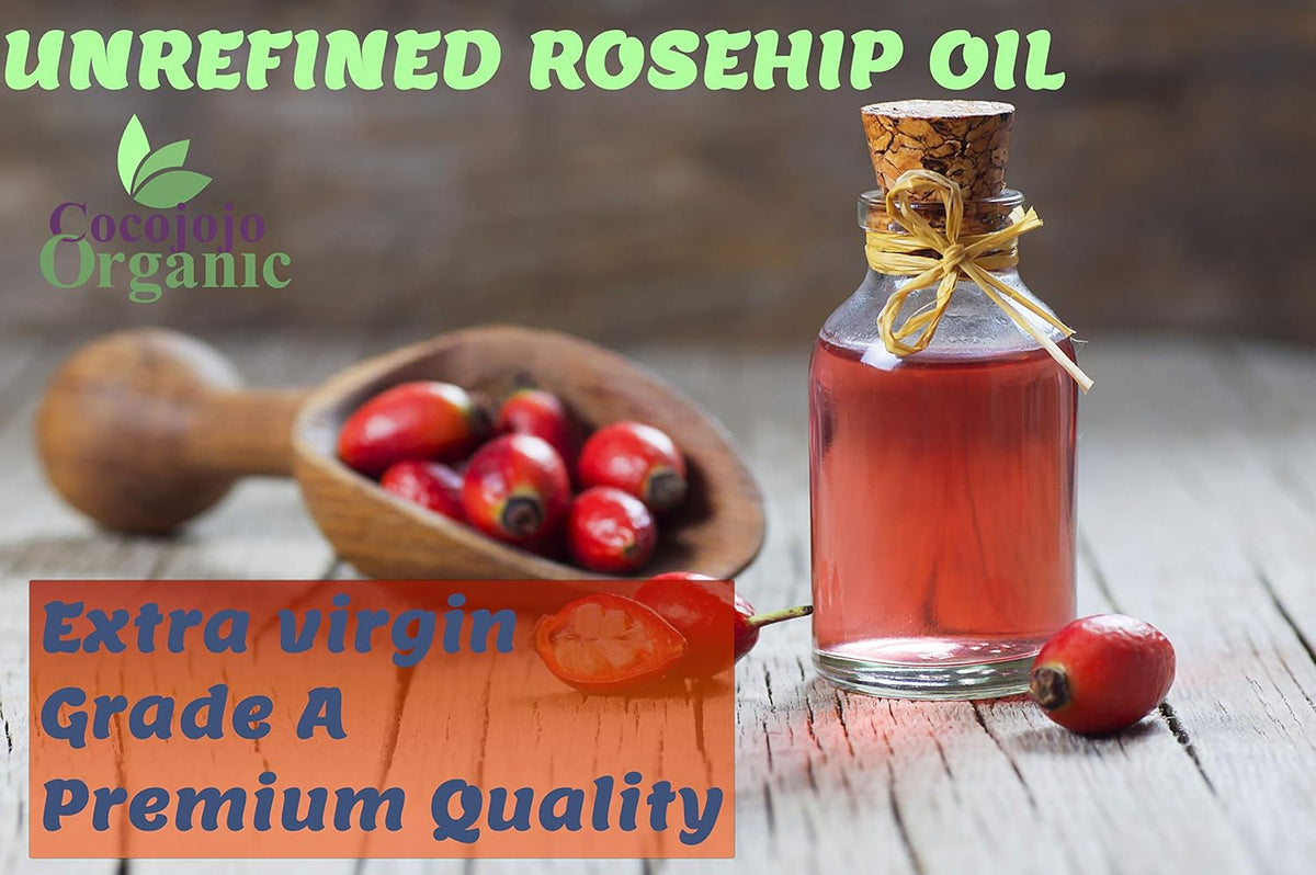 100% Pure Unrefined Cold Pressed Rosehip Oil - 32 Oz G9662