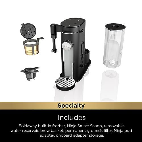 Sage Green Single-Serve Coffee Maker with Built-In Milk Frother K5883