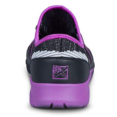 Black/Purple Lightweight Women's Bowling Shoe D133