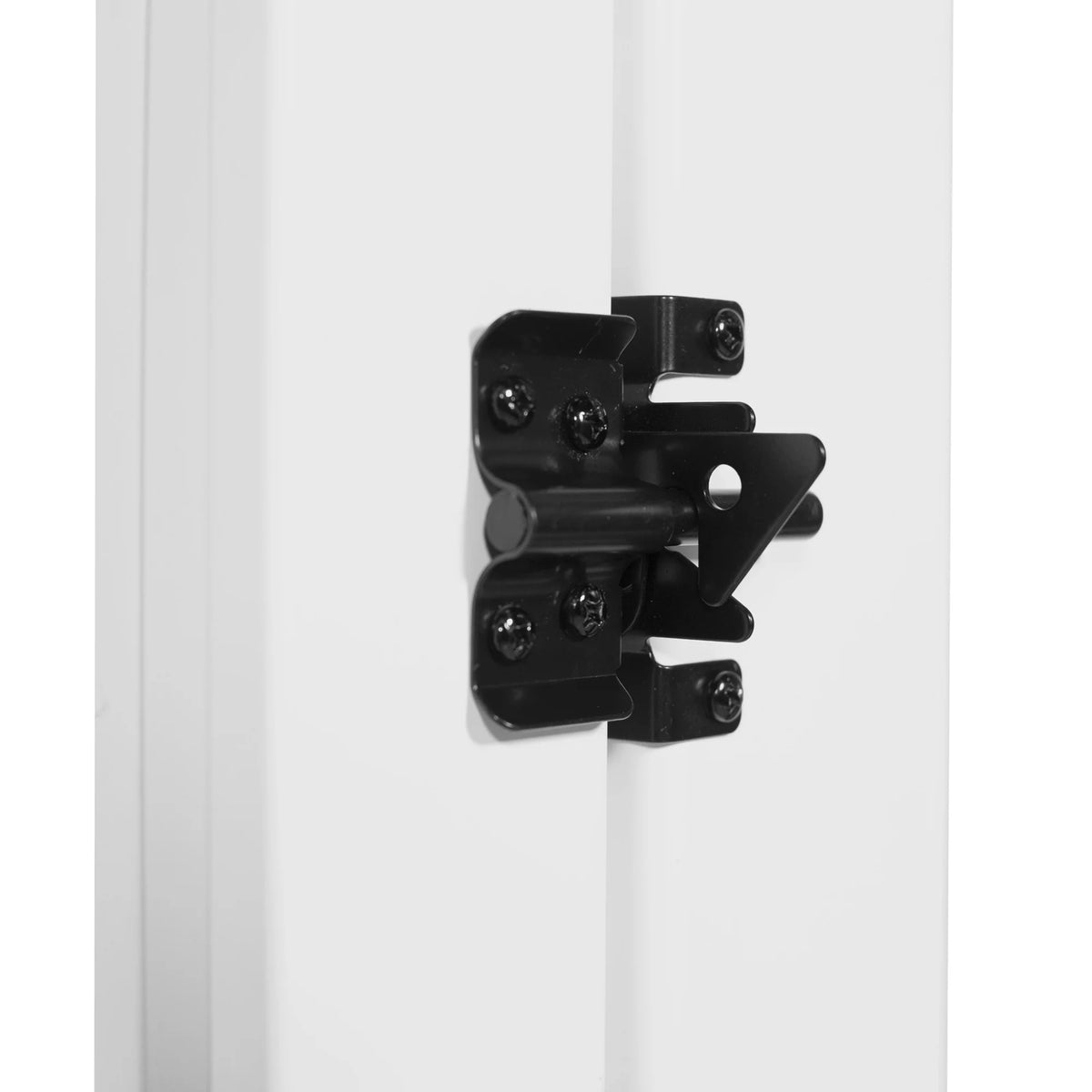 White Vinyl Privacy Fence Gate J597