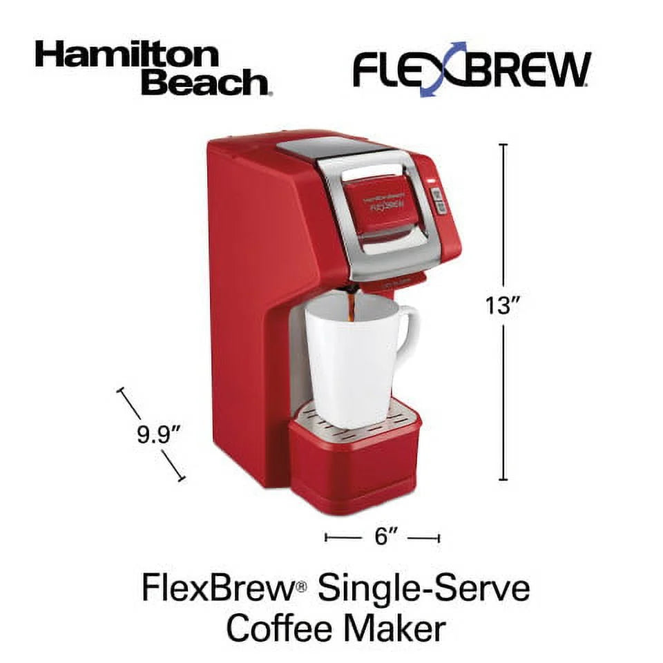 Red Single-Serve Coffee Maker X742163