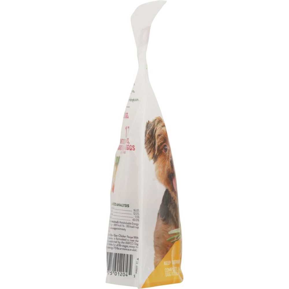 Small Dog Bite Sized Chicken Recipe Dog Food W4614
