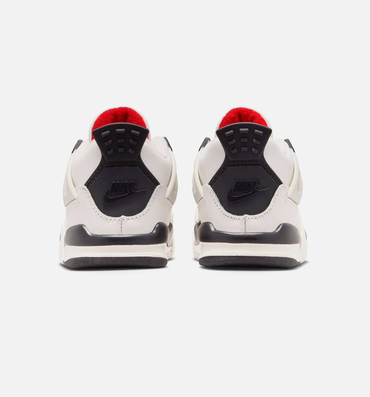 Air Jordan 4 Retro Flight Club Baby & Toddler Shoes - Cream/Black/Red
