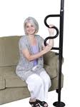 Security Pole and Curve Grab Bar D12285