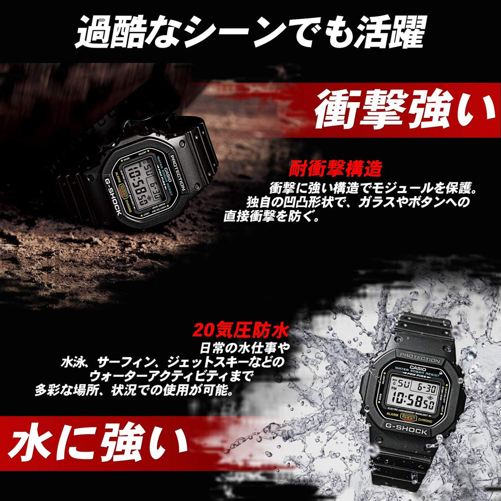 Black Solar Powered Men's Watch R751