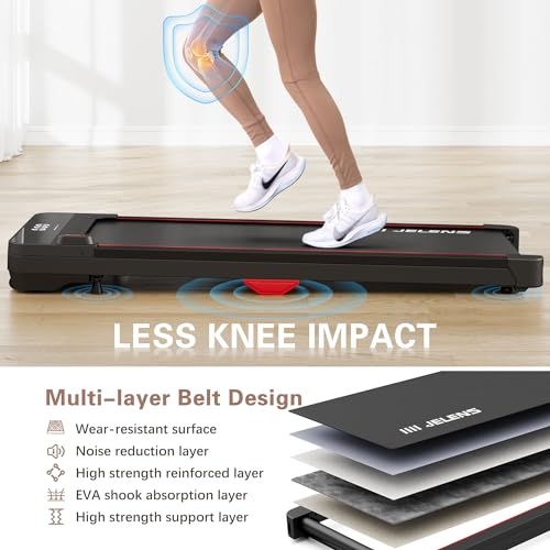 2.5HP Portable Treadmill with Remote Control and LED Display M589
