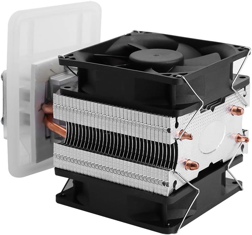 12V Semiconductor Refrigeration Thermoelectric Peltier Air Cooling Dehumidification System Cooler Fan Kit 175x100x98 mm H41815