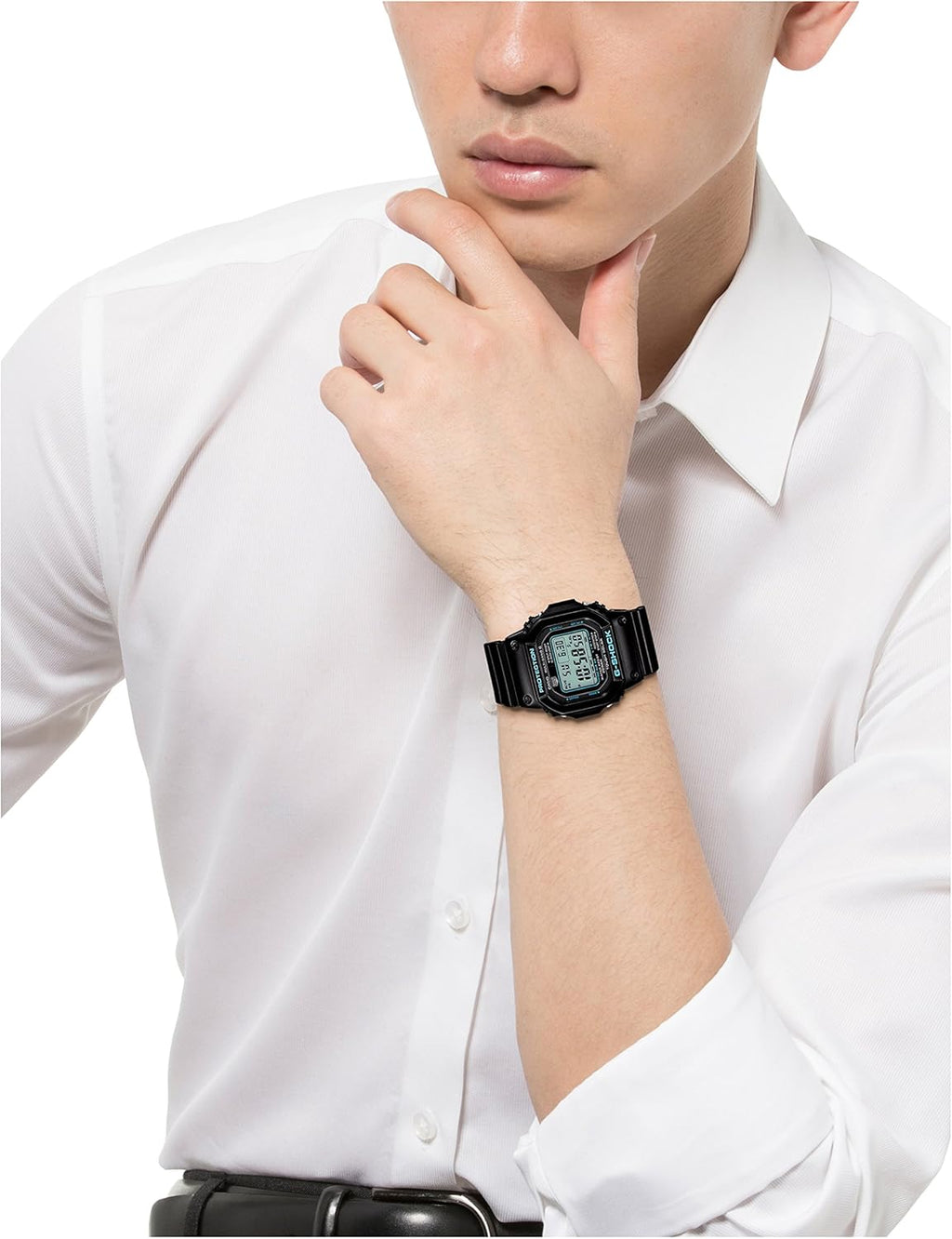 Black Solar Powered Men's Watch R751