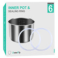 8Qt Stainless Steel Inner Pot Z17267