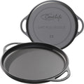 12 Inch Round Pre-Seasoned Cast Iron Griddle C662322