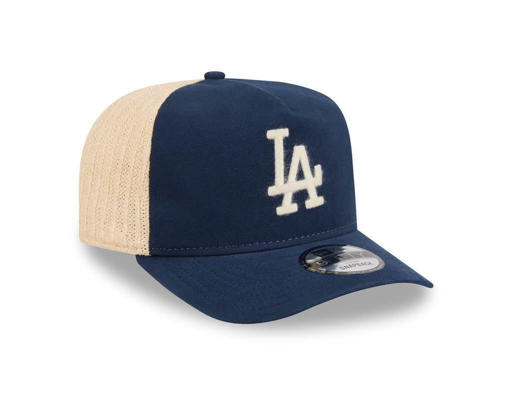 New Era 950 A Frame Los Angeles Dodgers Grained Snapback Hat