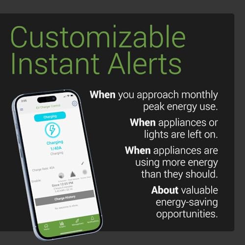 Smart Home Energy Monitor with 16 50A Circuit Level Sensors C4342