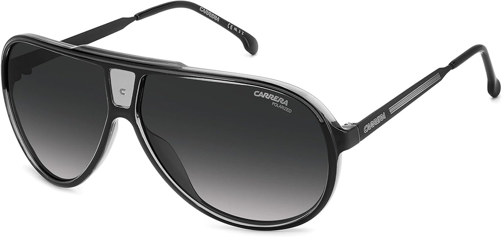 Polarized Grey Shaded Pilot Sunglasses 63 B7716