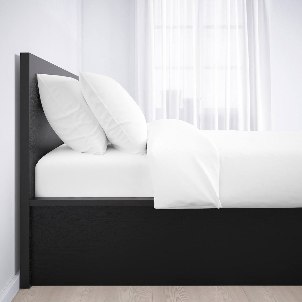 Queen Black-Brown Storage Bed U745