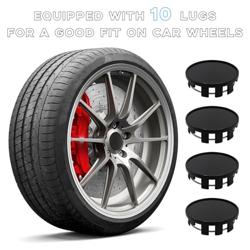 4PCS Plastic Wheel Center Caps with 2.13 Inch Outer Dia and 1.97 Inch Inner Dia T891682