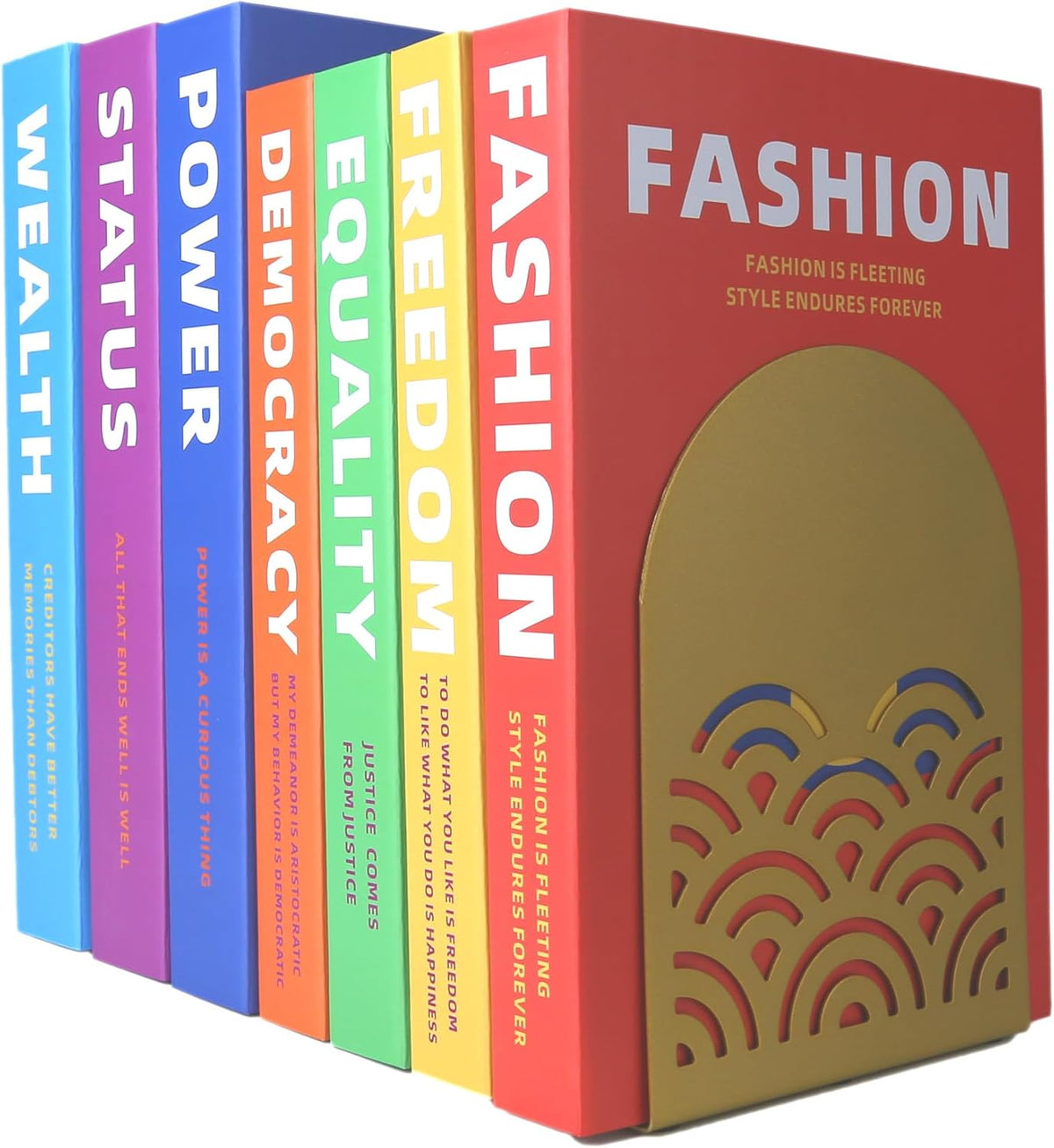 7Pcs Black and White Decorative Books V277379