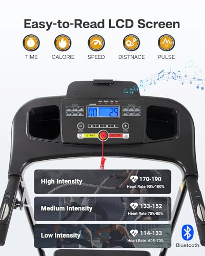 Folding Electric Treadmill with Incline 2.5HP K6224