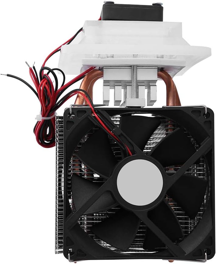 12V Semiconductor Refrigeration Thermoelectric Peltier Air Cooling Dehumidification System Cooler Fan Kit 175x100x98 mm H41815