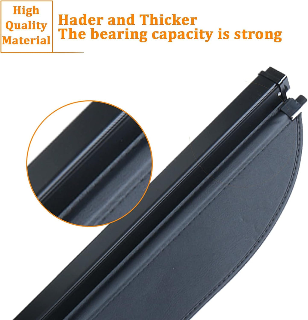 Cargo Cover Retractable Rear Trunk Parcel Shelf Security Shade Pack of 2 K15232