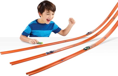Hot Wheels City Toy Car Track Set, Ultimate Garage with T-Rex Dinosaur, Store 100+ 1:64 Scale Vehicles, 3-ft Tall, with 2 Cars U34518