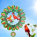 12 Inches Green Metal Wind Spinner D257264
