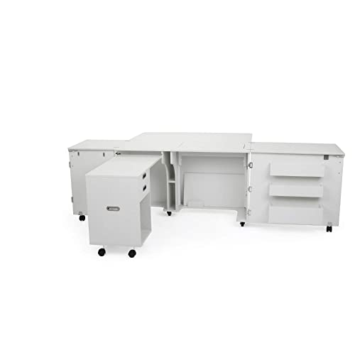 Ash White Sewing Cabinet Z7677