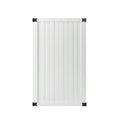 White Vinyl Privacy Fence Gate J597