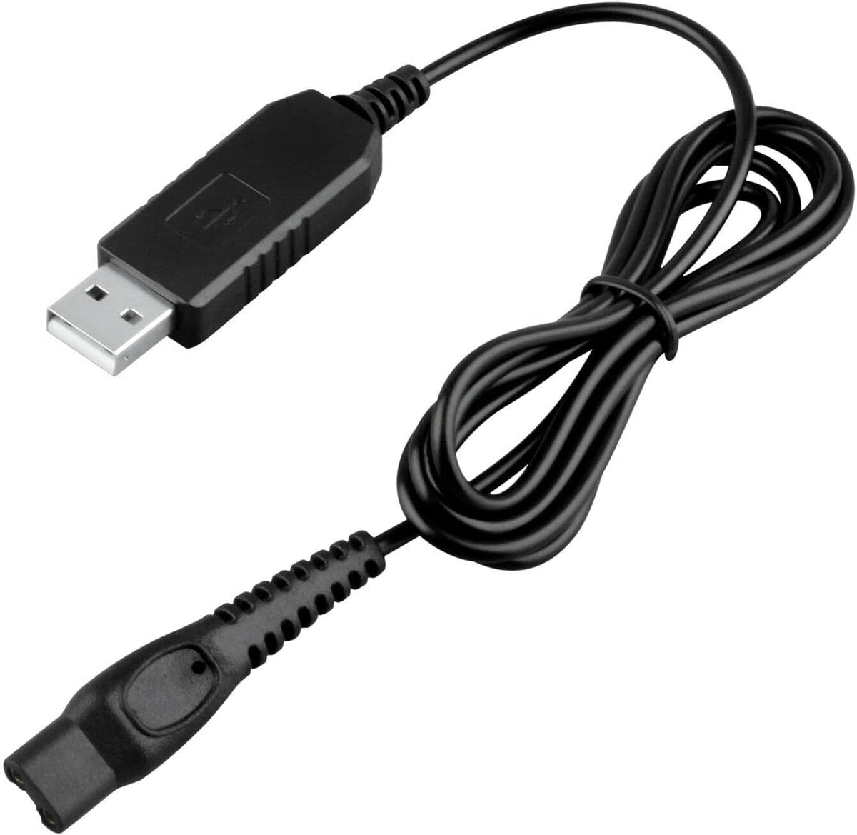 Black 15V USB Power Charger Cord for Electric Shaver Y94946