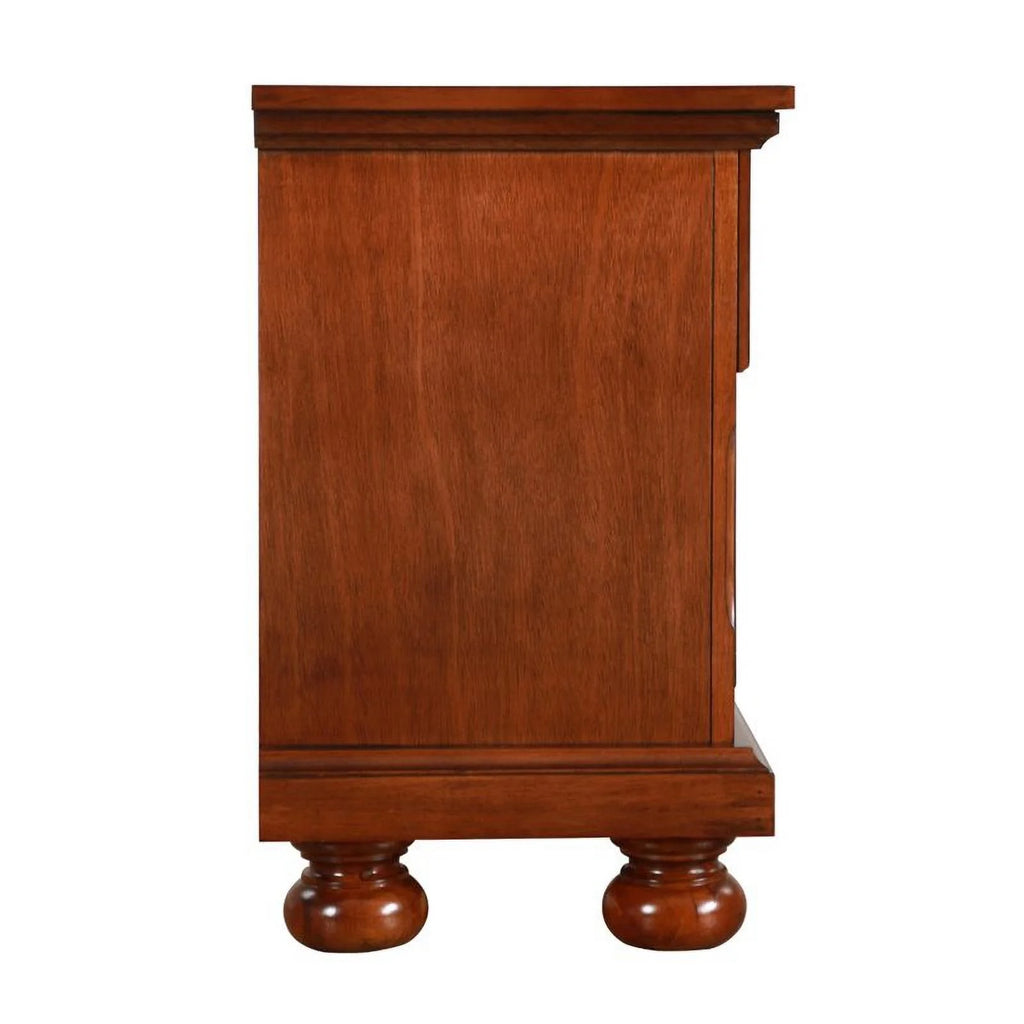 2 Drawer Engineered Wood Nightstand F343